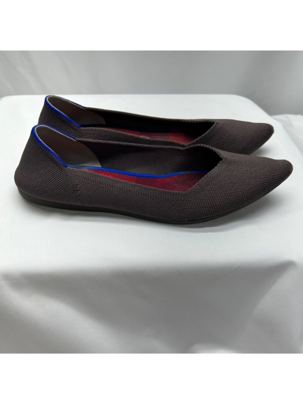 ROTHY'S The Point Ballet Flats In Retired Mink Color Women's 10 - Picture 10 of 12